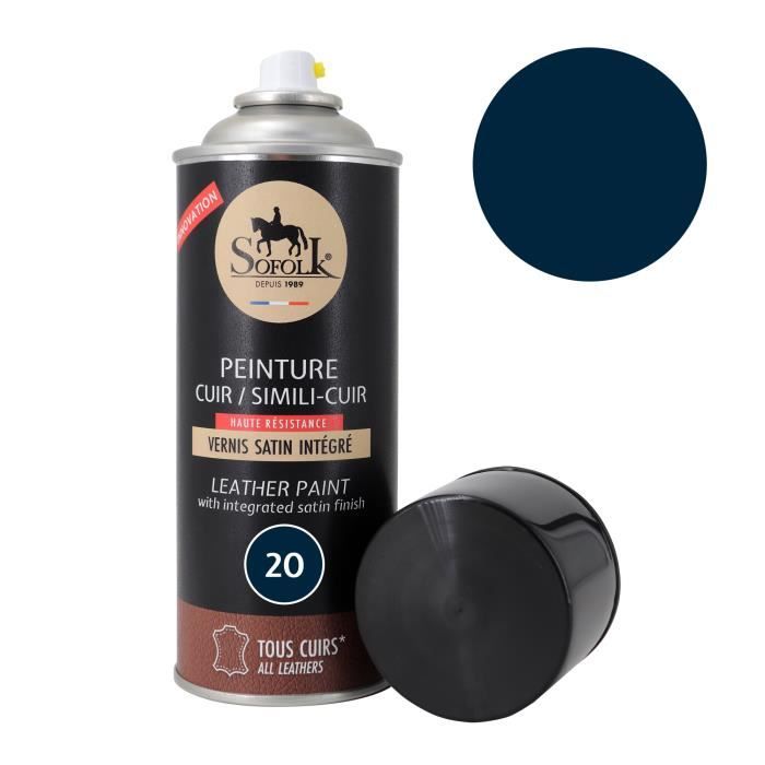 Peinture Cuir (20-BLEU) avec Vernis Intégré - SOFOLK - Entretien