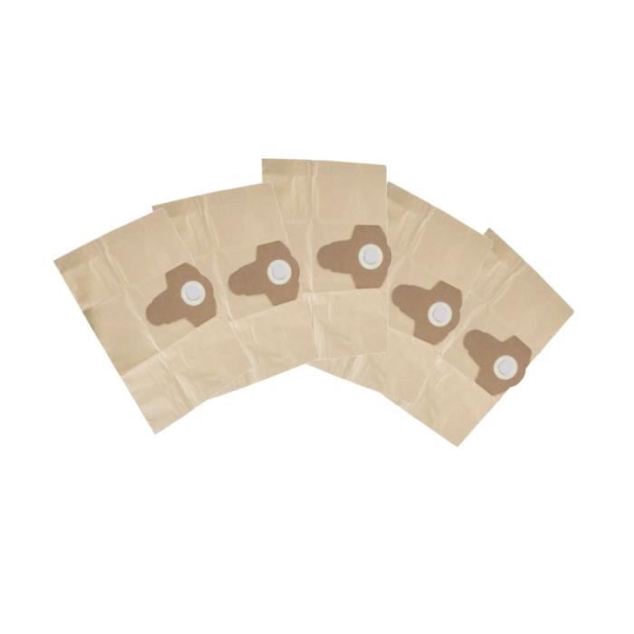 Lot de 5 sacs à poussière en papier SCHEPPACH pour aspirateurs - 30 L -  7907709714 - Cdiscount Electroménager