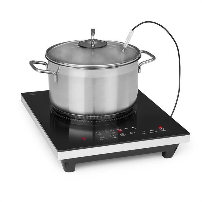 Klarstein Cook n Roll Plaque à induction 2000 W minuterie 3 h 10 niveaux noir