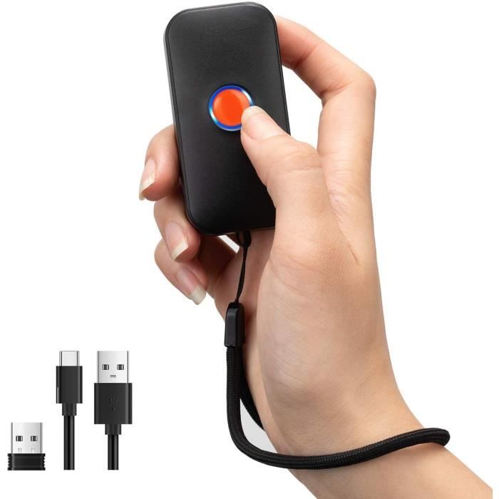 2D Mini Lecteur de Code Barre avec Bluetooth sans Fil et USB (3-en-1),  Portable Douchette Scanner de QR Codes pour Smartphone Ecra - Cdiscount  Beaux-Arts et Loisirs créatifs