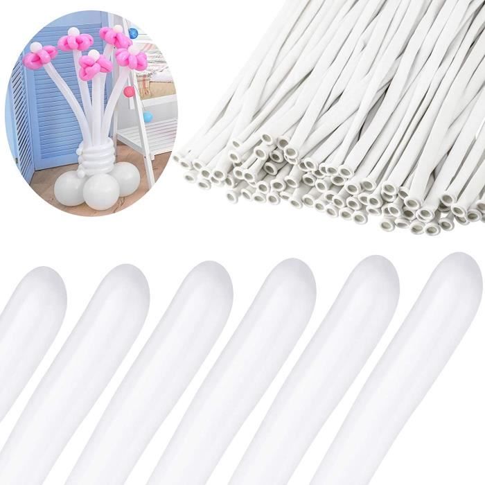 100 Ballons Pastel Multicolores – Gonflables Pour Anniversaire, Mariage, Baptême, Sculpture Magique – Longs Et Résistants
