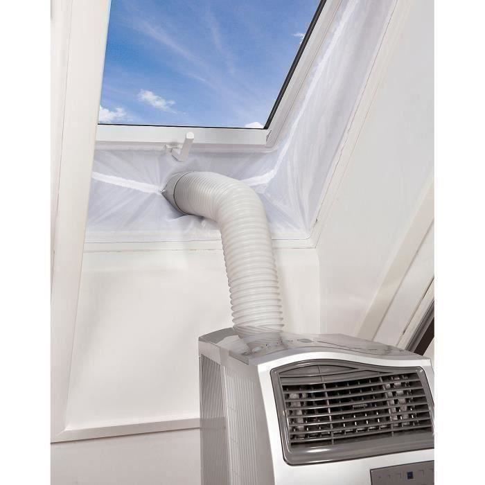 Kit De Calfeutrage Pour Climatiseur Mobile Fen tre 400CM Installation kit-de-calfeutrage-pour-climatiseur-mobile-fen-tre-400cm-installation