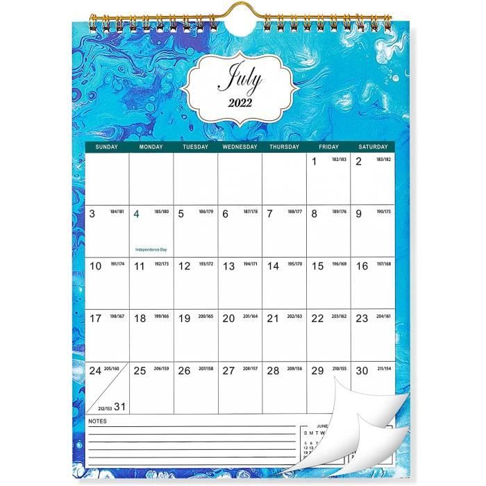 Calendrier Des Dates à Ne Pas Manquer En 2023 Calendrier Mural 2021-2023 - 14 Mois De Décembre 2021-Jan 2023 - 30 X 21,5  Cm - Reliure Spirale - Parfait Pour Les Cuisines, Les Bur - Cdiscount  Beaux-Arts Et Loisirs Créatifs