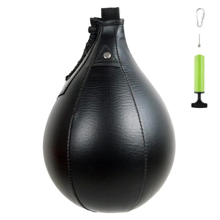 Le Noir Sac De Boxe En PU, Ensemble De Balles De Vitesse