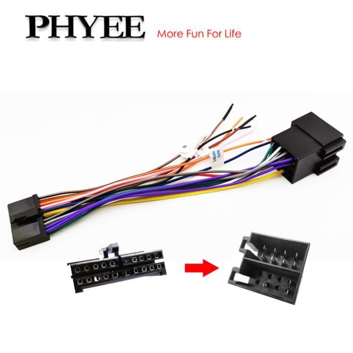 Adaptateur Faisceau 20 Broches Vers ISO - Installation Autoradio Facile, Modification Son Voiture - 6