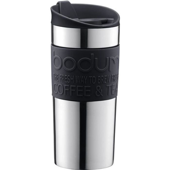 DeLonghi Travel mug tasse de voyage à double paroi en acier