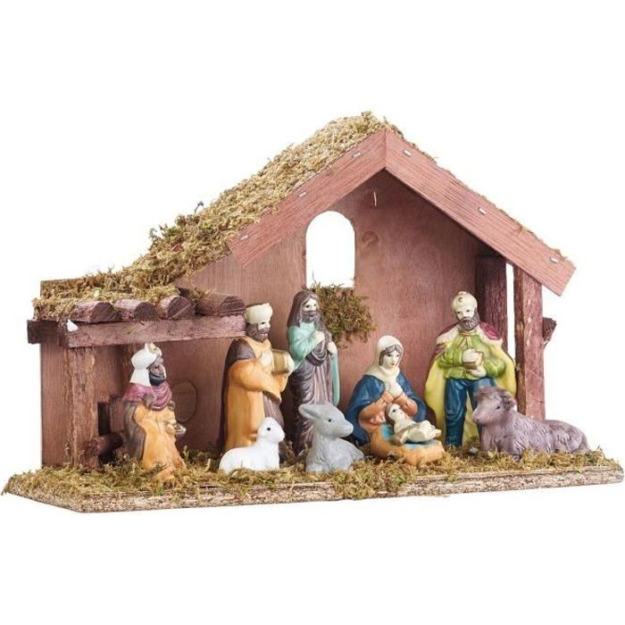 personnage crèche de noël grande taille