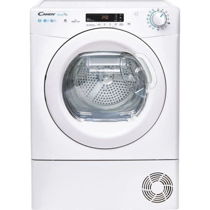 Sèche-Linge Frontal à Condensation CANDY CSOEH8A2DES - Pompe à chaleur - 8 kg - Blanc - Candy