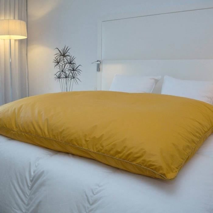 CASTEX COUETTES NATURELLES &Eacute;dredon gonflant -  - Jacquard or - 90x150 cm - 90% duvet neuf 