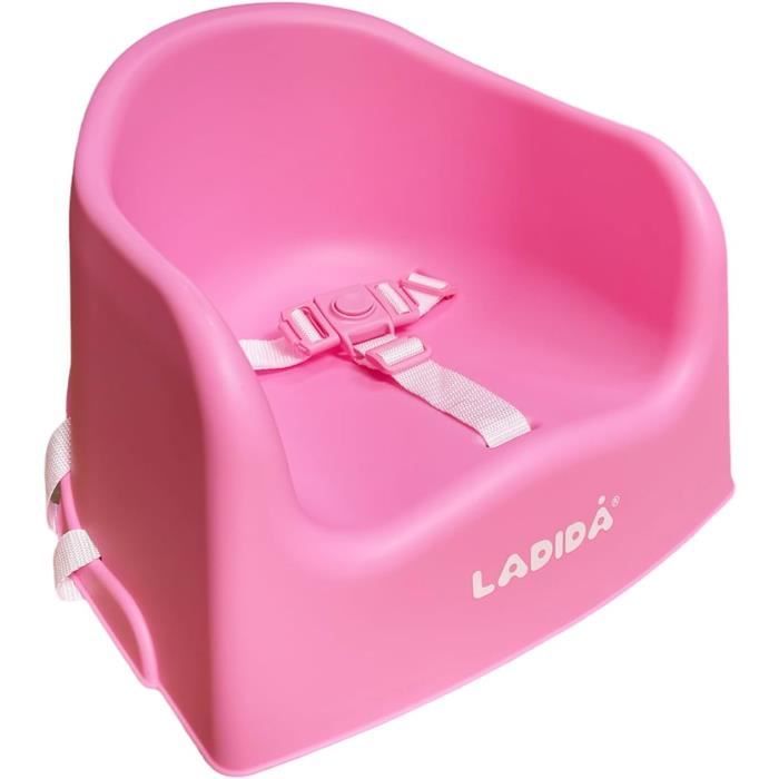 Rehausseur De Chaise Pour Enfant Réglable - Coussin Avec Harnais De Sécurité, Housse Lavable