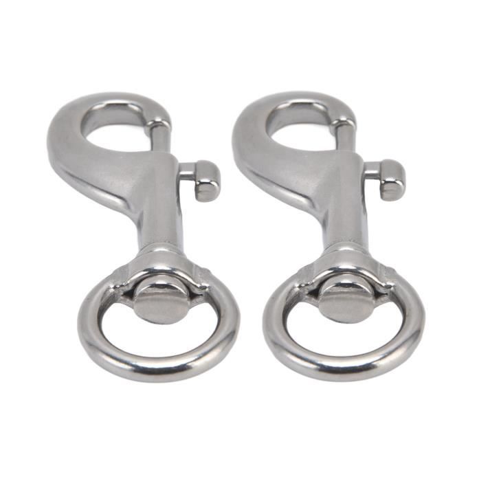 Mousqueton Acier Inoxydable Arbo-Inox 8x80mm - Résistant à L'eau De Mer