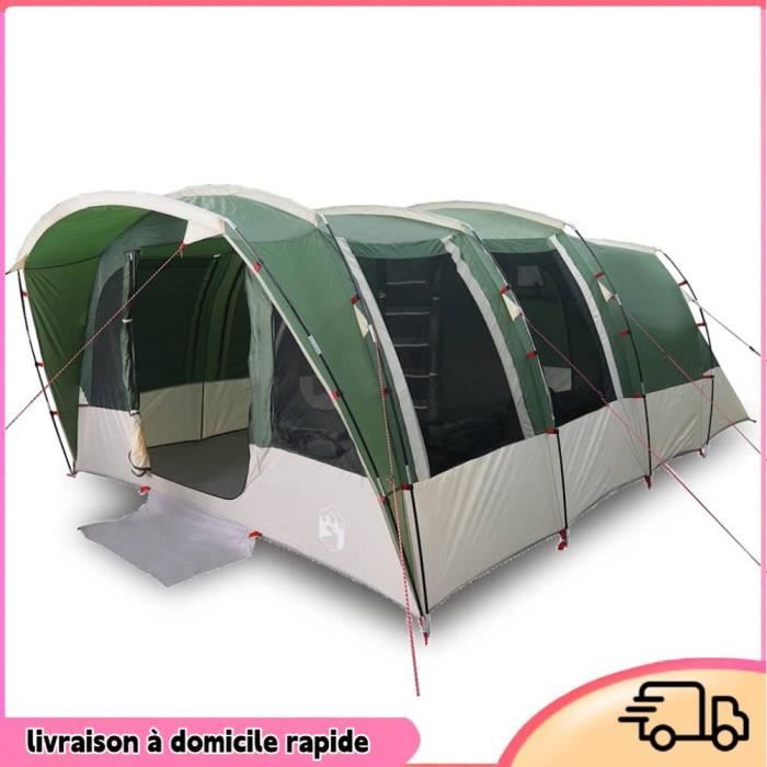 Cocosity Tente familiale tunnel 8 personnes vert imperméable - 7894202890360