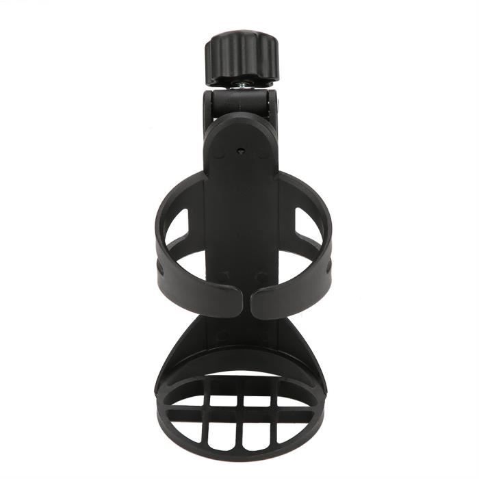Porte-Gobelet Universel Pour Poussette Et Vélo - Avec Porte-Téléphone - Noir