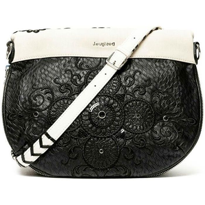Sac Bandoulière Desigual Urus Across Body Bag - Noir - 100% Polyamide - Neuf Avec étiquettes