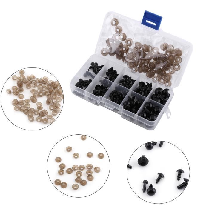 264pcs De Sécurité En Plastique Bouton Yeux Pour PupAnimal De Compagnie