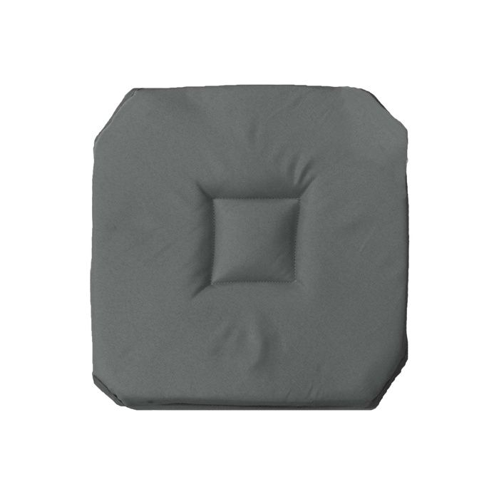 DOUCEUR D INTERIEUR Lot de 4 galettes 4 Rabats 40 x 40 x 3 cm Essentiel Beton - Polyester