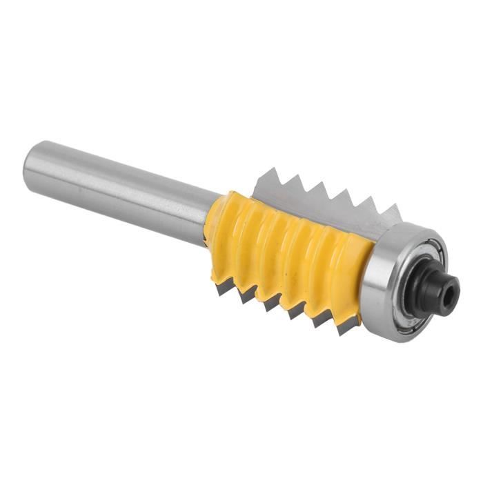 Jeu De 8 Fraises à Tenon Et Mortaise Pour Défonceuse - 8x24 Mm - Alliage Aluminium - Précision Professionnelle