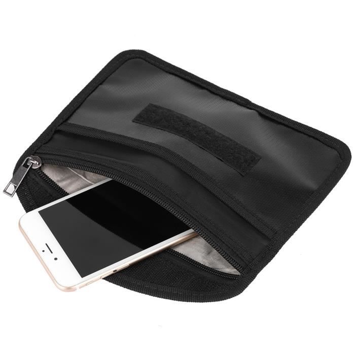 Porte-documents ignifuge imperméable – avec isolation thermique de 2315,6 °C, pochette de rangement sûre avec fermeture éclair, 8 couches de matériaux fonctionnels améliorés pour objets de valeur