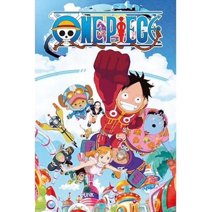 Poster ONE PIECE 1000 Loghi Combat Final, Dimensioni 91,5 X 61 Cm, GBEye