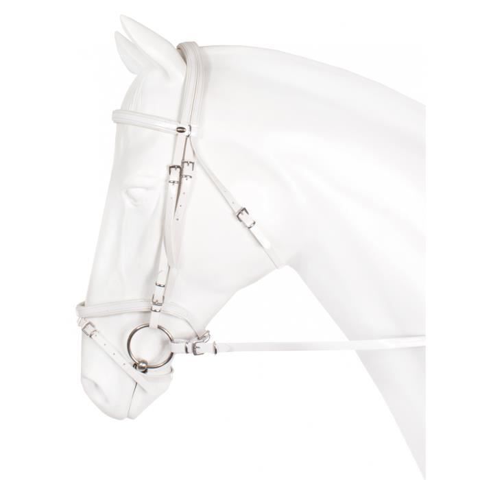 HORKA bride Flashy Engelsnylon/PVC poney blanc