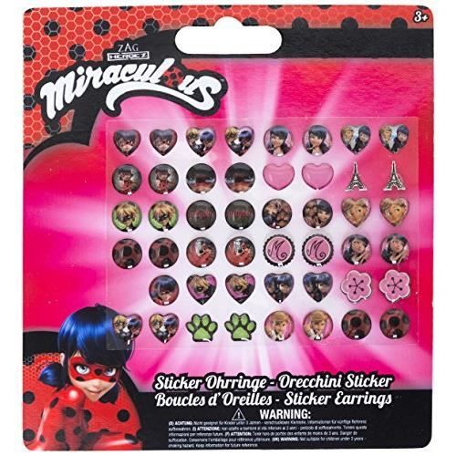 Joy Toy Figurines and Charactere Miraculous Stic keroh rringe sur backercard 13 x 0,2 x 14 cm Girls - 65984
