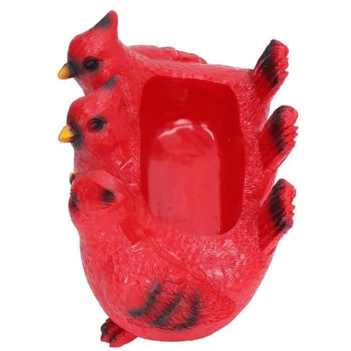 Serious-Cuque ornement d'oiseau rouge Oiseau Ornement Résine ...