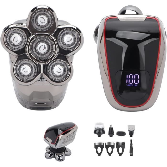 Rasoir électrique JQUAL 7 Têtes Rechargeable USB - Rasoir 5 En 1 Pour Homme - Neuf Sous Emballage