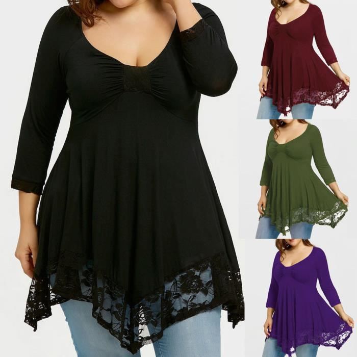 chemise grande taille