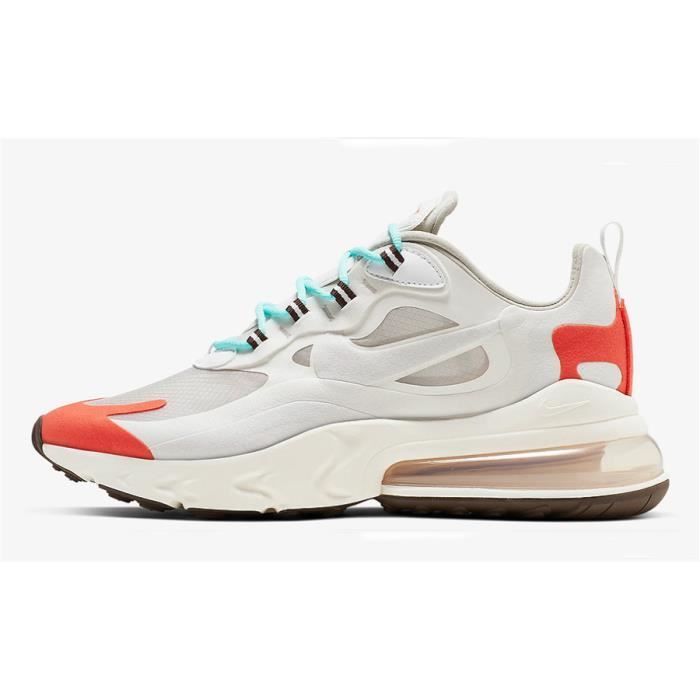 Nike Air Max 270 React Mid Century Art Beige Rouge Chaussures De Course Beige Rouge Achat Vente Basket Soldes Sur Cdiscount Des Le Janvier Cdiscount