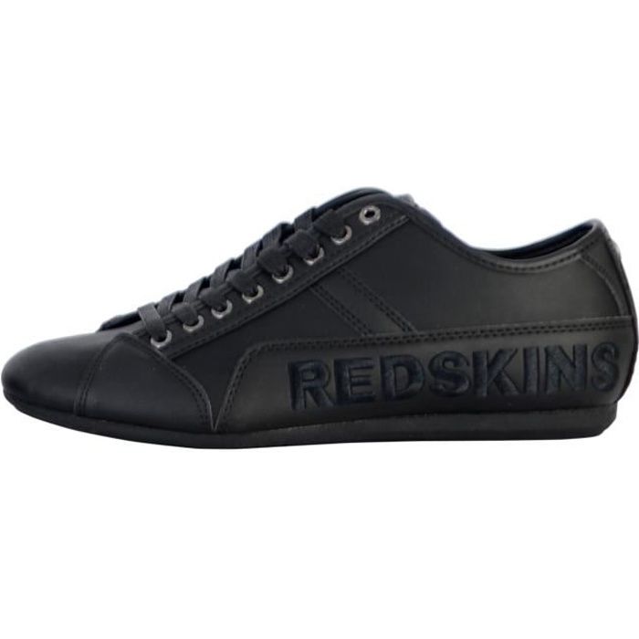 Baskets Cuir Redskins - Version basse - Noir - Homme