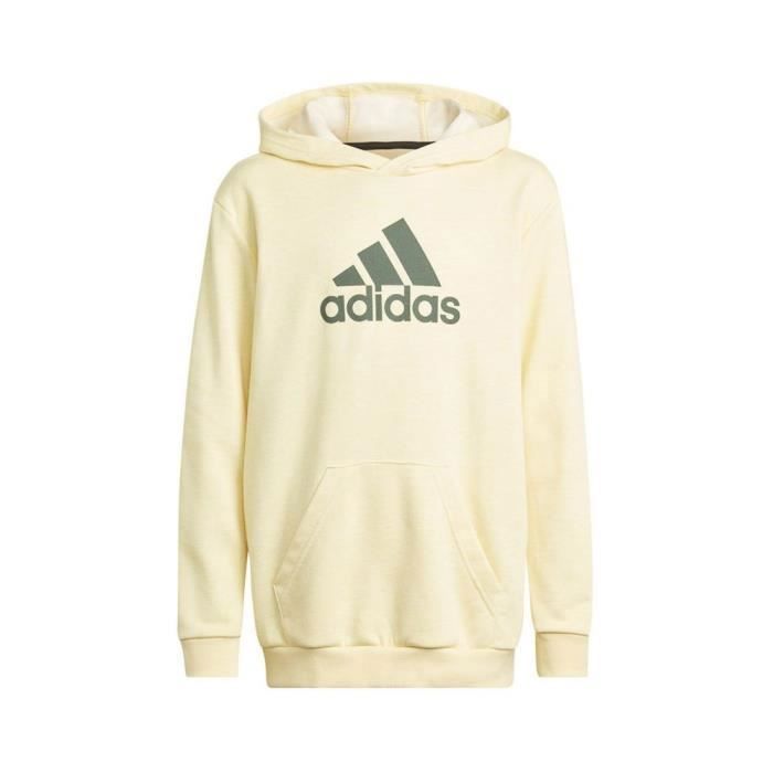 Sweats ADIDAS Badge OF Sport Hoodie JR Creme Mixte Enfant Beige Cdiscount Pret a Porter