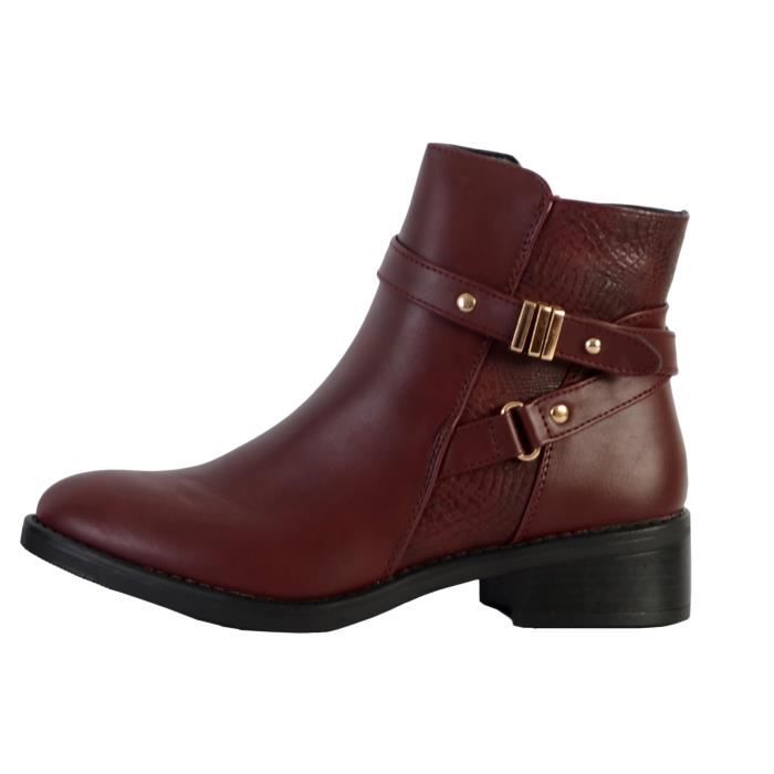 Boots The Divine Factory The divine Factory MR4510 Bordeaux Femme