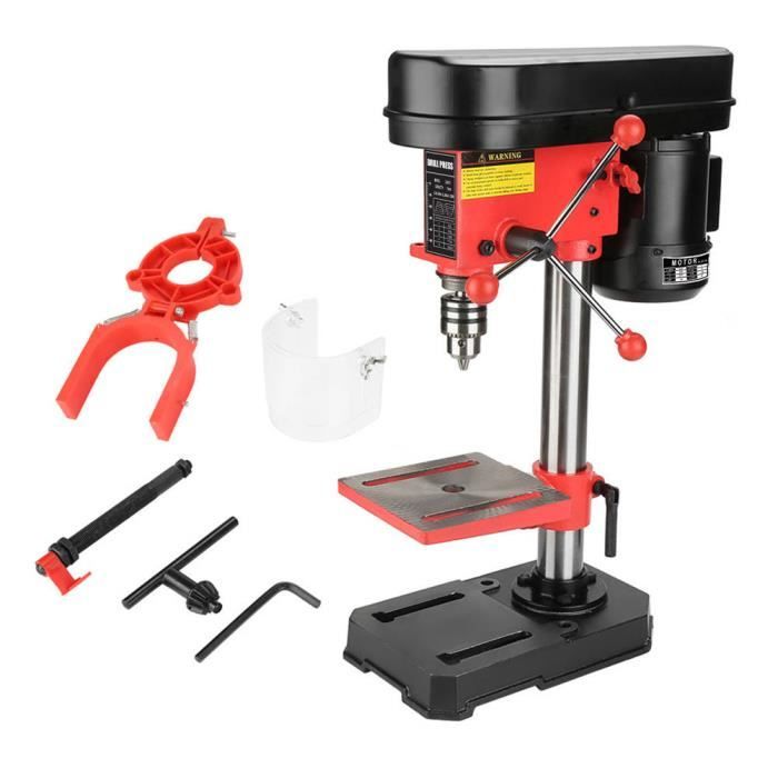 Mini Perceuse à Colonne De Précision – Perceuse Établi Bijoux Métal Bois DIY, 0.3-4 Mm, Vitesse 400-4500 Rpm, 12V