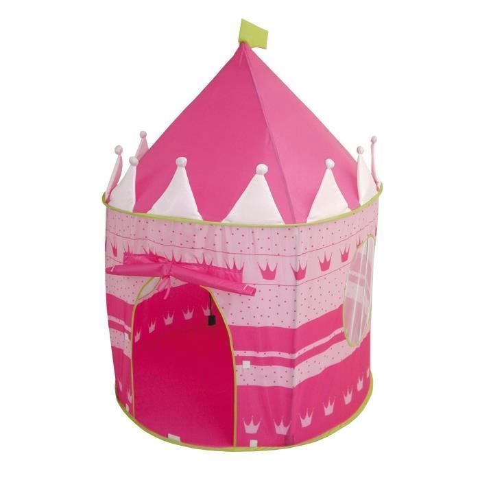 Tente de Jeux Enfant Fille Grand Rose Château de Princesse FREOSEN