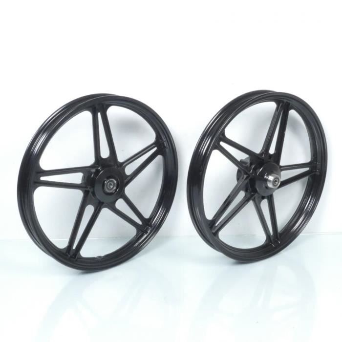 Paire De Mâchoires De Frein Avant/arrière Ø90 X 18 Mm - Compatible Peugeot 103 Jante Bernardi 16 Pouces - 5