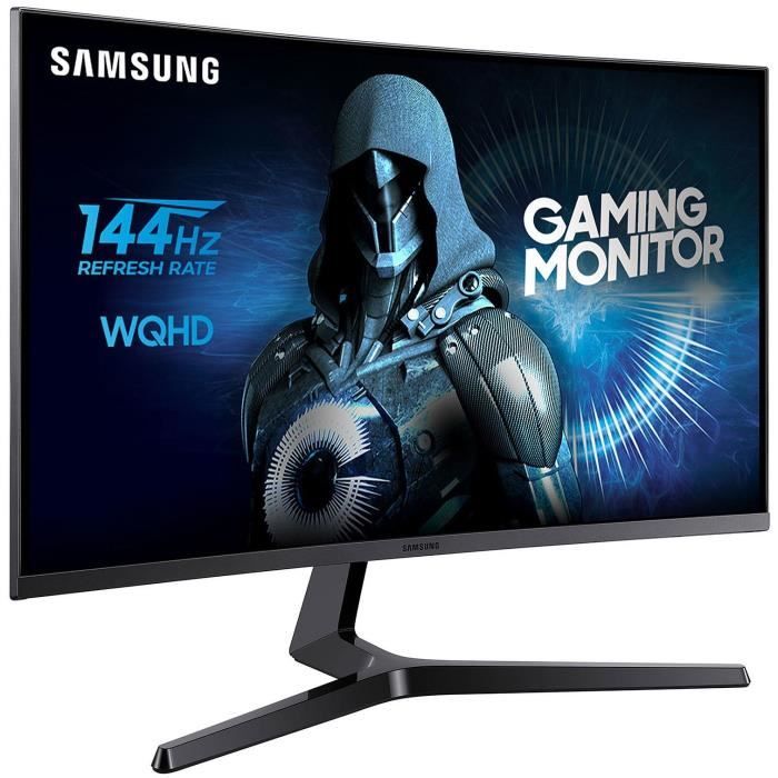 SAMSUNG - Ecran PC Gamer LC27JG50QQUXEN - 27 WQHD - Dalle VA - 4 ms - 144  Hz - HDMI x2 / DisplayPort x1