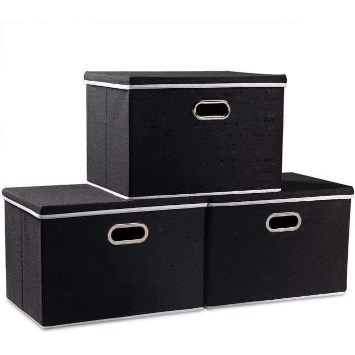 Lot De 6 Bacs De Rangement Pliables Pour Vêtements Avec Poignées