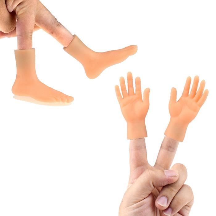 10 Pcs Tiny Hands, Mini Main Gauche Main Droite Petite Main Petits Doigts  Marionnettes à Doigts Mini Doigt pour Les Jeux, Les Fêtes - Cdiscount Jeux  - Jouets