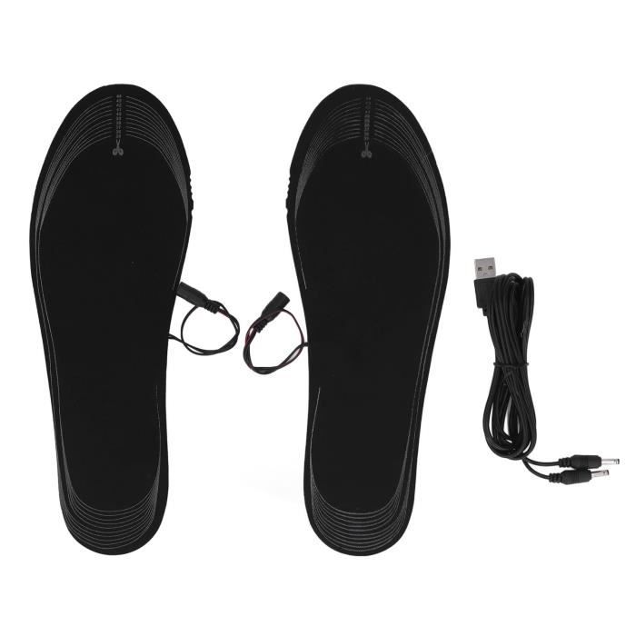 Semelles Chauffantes USB Rechargeables – Coupe Personnalisable, 3 Températures, Batterie 2100mAh, Télécommande