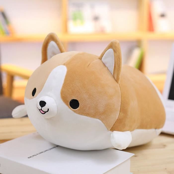 Chien en Peluche Coussin Animal Coussin Moelleux Oreillers en Peluche pour Chien Poup/ée Confort Jouets pour Enfant Coussins Peluche Coussins Animaux R/éalistes pour Cadeau de No/ël 11,8/” Peluche Chien