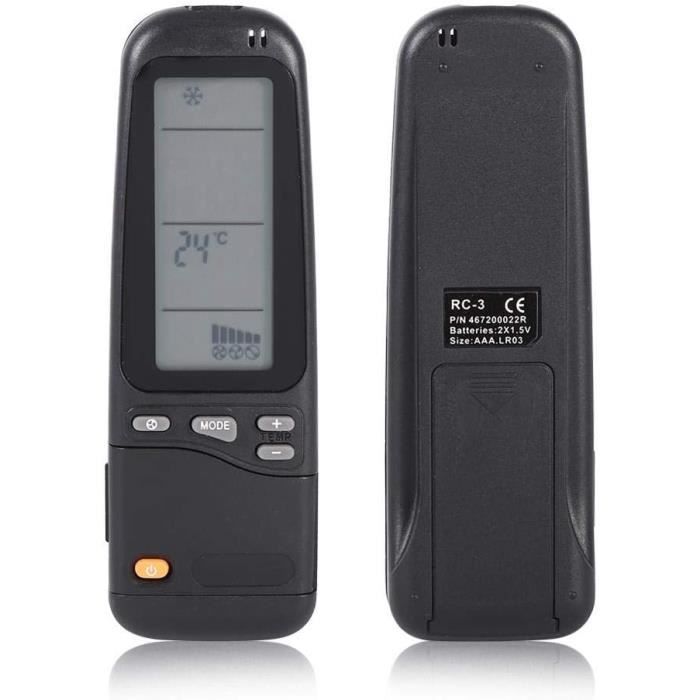 Télécommande   Pour Climatiseur Electra/Airwell RC 3/RC 4/RC 7