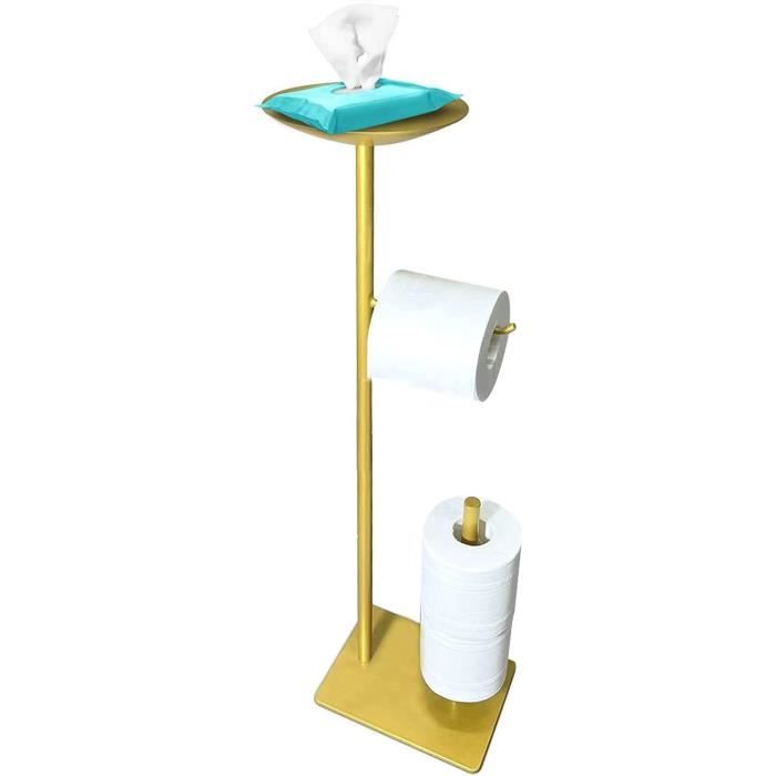 WC Papier Support En Laiton Massif Mural Pour Rouleau De Papier Toilette, Support Pour Tissus Papier Toilette Avec Téléphone Portable étagère De Rangement Finition Laiton Antique