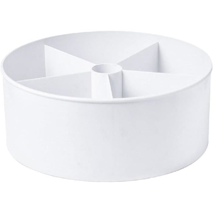 Albumgit Organisateur de tiroir à épices en acrylique transparent, 4