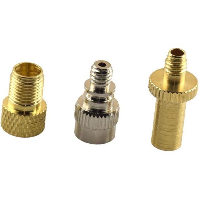 Sonew Nbsp, 15pcs Pompe à Vélo Convertisseur de Soupape d'Air Vélo Cuivre Vannes Adaptateurs DV SV AV Kit