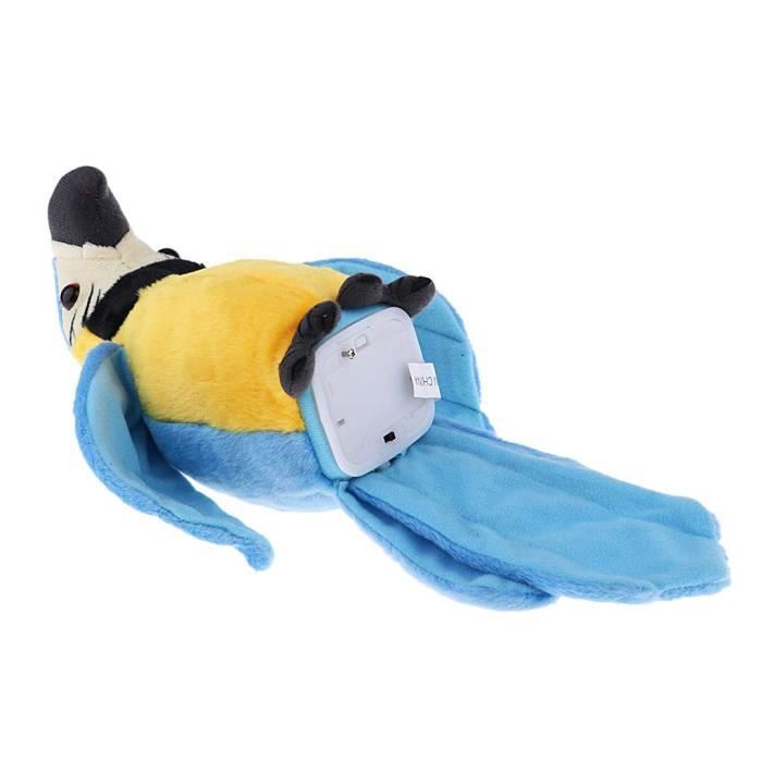 Perroquet Jouet Electronique Peluche 1 Chanson Sonore Propulse Batterie Cadeau Pour Enfant Bebe Bleu Jaune M819 Cdiscount Jeux Jouets