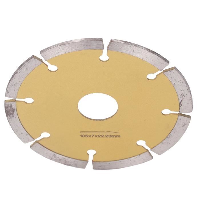 Meule diamant pour béton 11,4 cm Turbo 12 segments pour polir et nettoyer les surfaces de béton, ciment, marbre, roche et granit, meuleuse d'angle
