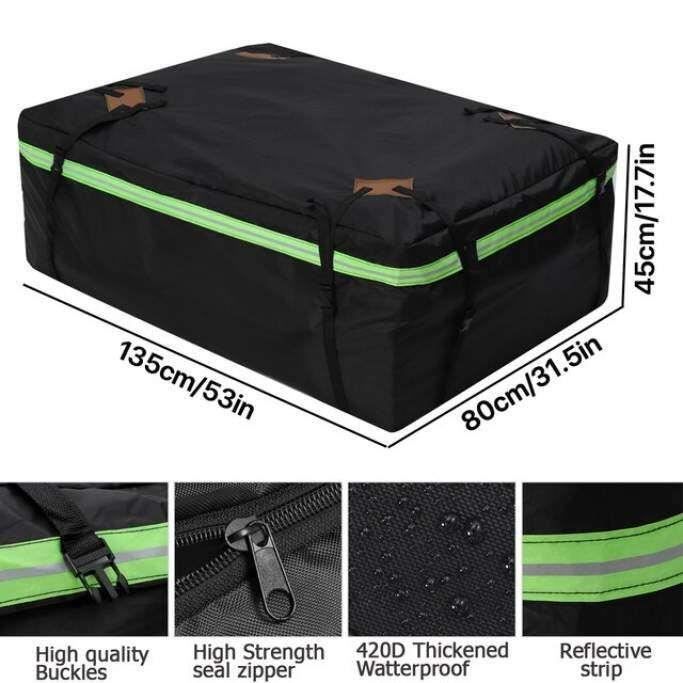 Sac De Toit De Voiture étanche - Galerie Porte-bagages 425L - Transport De Fret