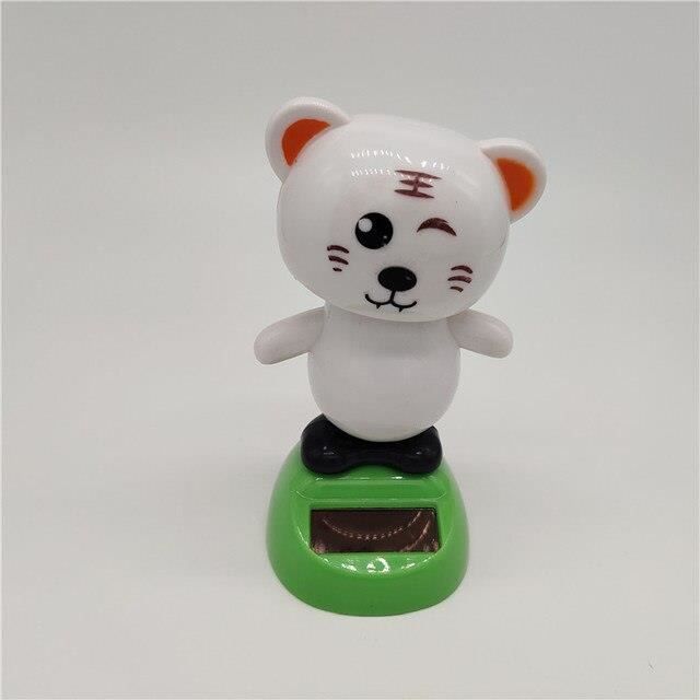 Jouet Solaire Dansant Chat Mignon Asudaro - Ornement Voiture Et Bureau à Énergie Solaire, Décoration Amusante Pour Maison, Balcon Et Auto