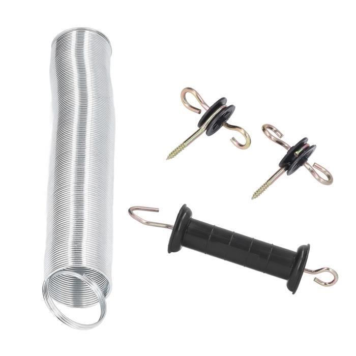 Lacme BG 013 Kit de ressort pour clôture électrique avec poignée 5 m