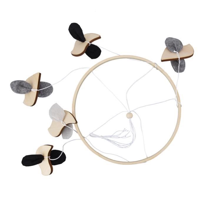 Kit 10 Carillons Éoliens Animaux Marins En Bois - Bricolage Enfants Thème Plage